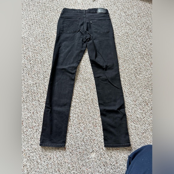 Levi’s 711 womens Skinny Jeans soft black - Picture 8 of 10
